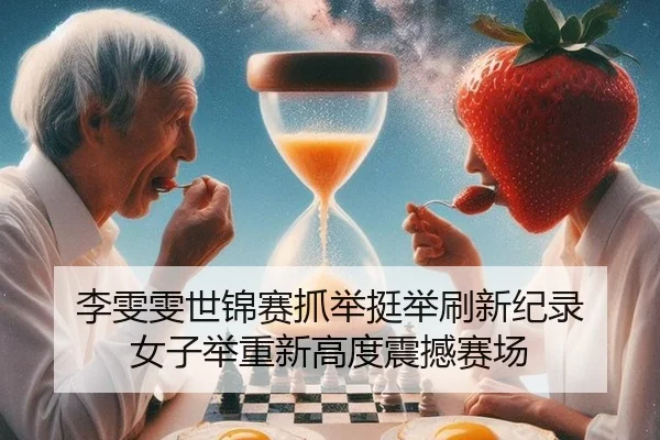 李雯雯世锦赛抓举挺举刷新纪录 女子举重新高度震撼赛场